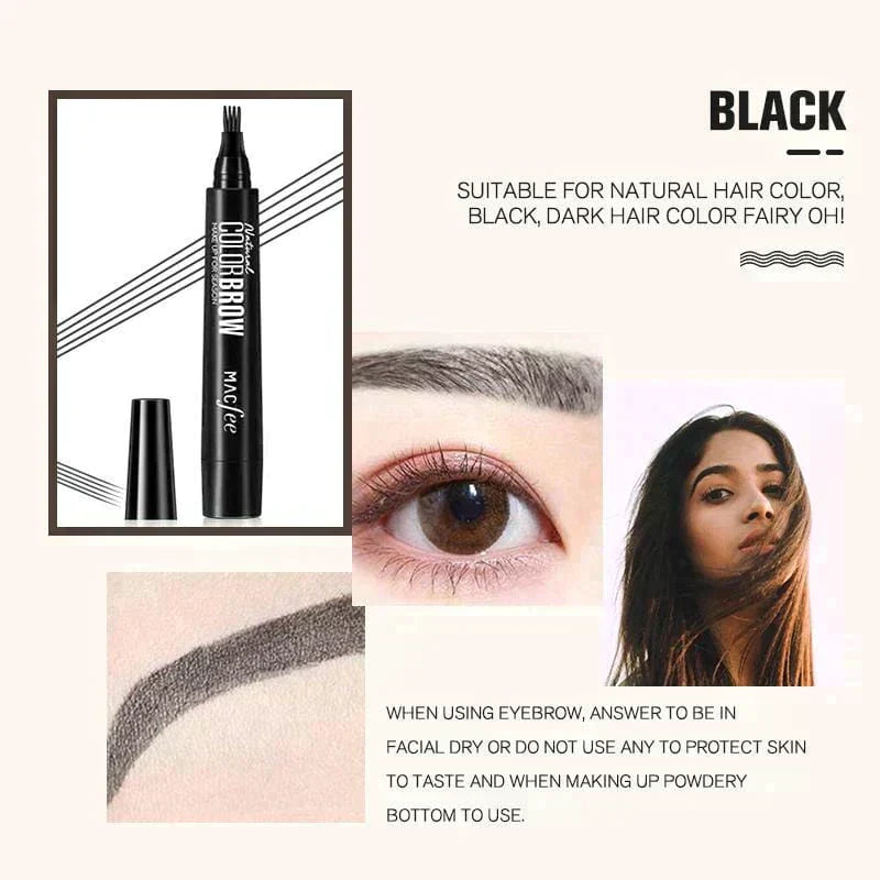 🎁Achetez 1 obtenez 1 Free❤️2025 Nouveau crayon à sourcils imperméable à l'eau avec pointe micro-fourchette