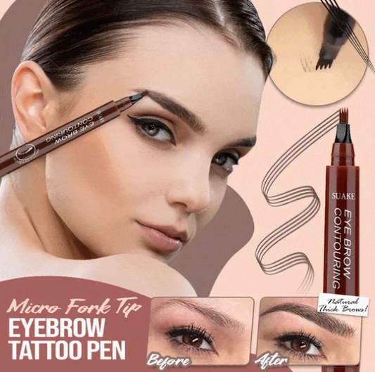 🎁Achetez 1 obtenez 1 Free❤️2025 Nouveau crayon à sourcils imperméable à l'eau avec pointe micro-fourchette