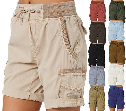 🔥Kaufe 2, spare 5% und kostenloser Versand🔥Lockere, lässige Shorts für Damen mit hoher Taille